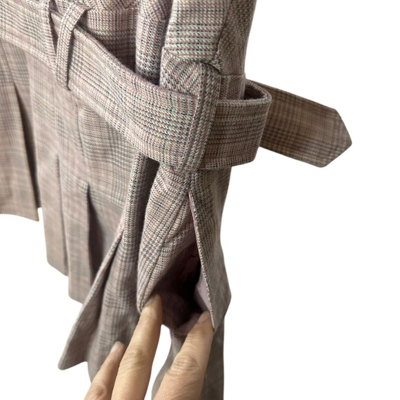 NWOT Free People Sevi Plaid Mini Dress Women size Small - Picture 7 of 10